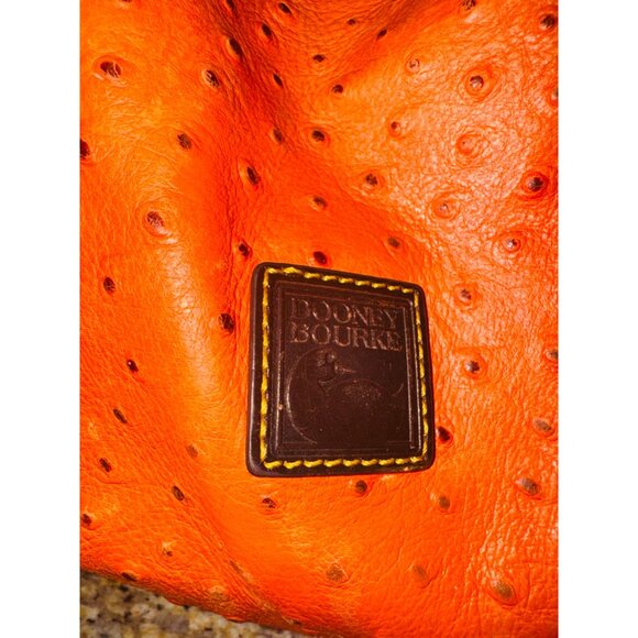 Dooney & Bourke Orange Satchel - Picture 3 of 10